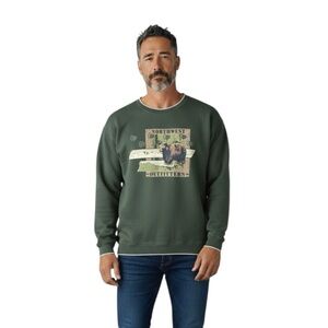 Nature Outdoors Bear Croft & Barrow Sweatshirt Gorpcore Nature Outdoors
